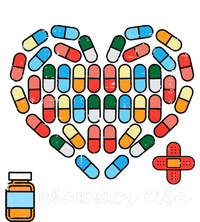 Valentines Day Pharmacy Life Pill Heart Pharmacist Toddler Zip Fleece Hoodie