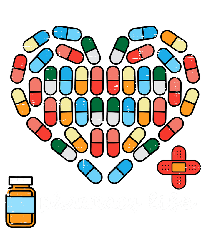 Valentines Day Pharmacy Life Pill Heart Pharmacist Toddler Zip Fleece Hoodie