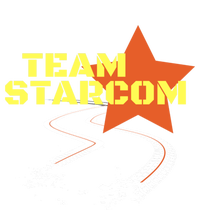 Stock Car Auto Racing Team Starcom Novelty Great Gift Tie Dye Hoodie