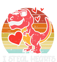 Valentines Trex Dino I Steal Hearts Retro Boy Tall T-Shirt