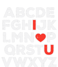 Valentines Day Alphabet ABC I Love You Teacher Wo Adult ChromaSoft Performance T-Shirt