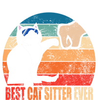 Best Cat Sitter Ever Funny Fist Bump Gift Coaster