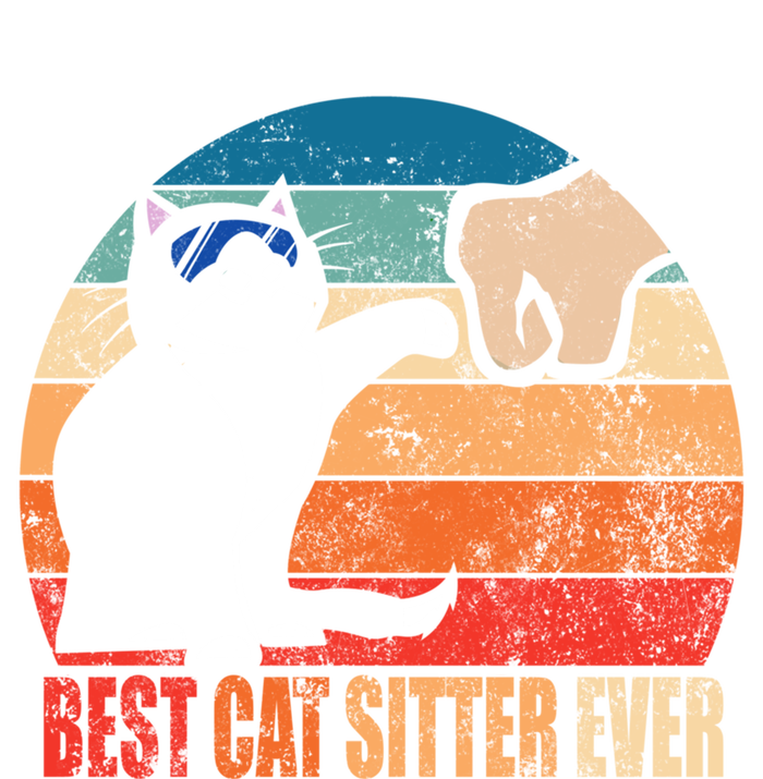 Best Cat Sitter Ever Funny Fist Bump Gift Coaster