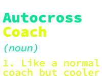 Autocross Coach Definition Funny Auto Racing Humor Great Gift Valucap Bio-Washed Visor