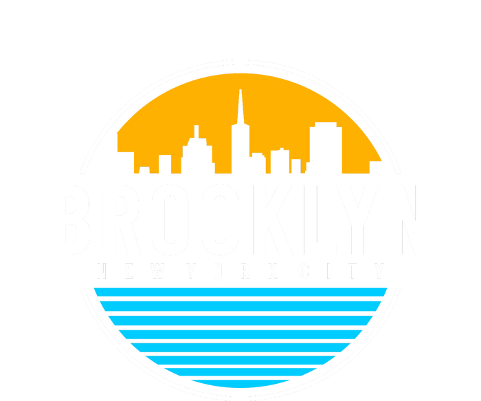 Retro Brooklyn New York City Skyline Tall Sweatshirt