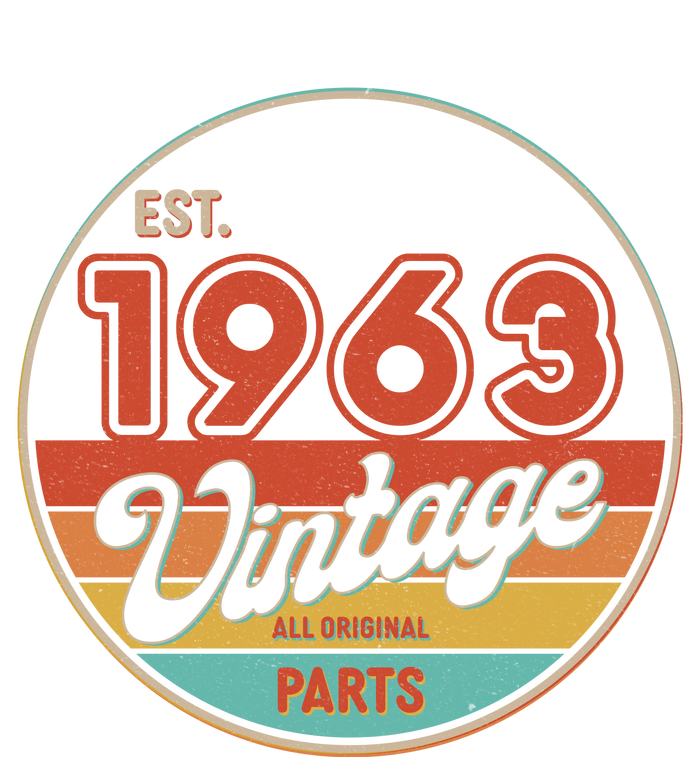 Est 1963 Vintage All Original Parts 60th Birthday Emblem Sustainable Bucket Hat