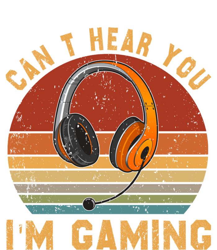 Vintage Can't Hear You I'm Gaming Lover Video Gamer Cute Gift T-Shirt