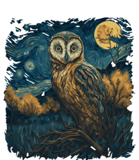 An Owl In The Night Forest Painting Cooling Performance Crew T-Shirt