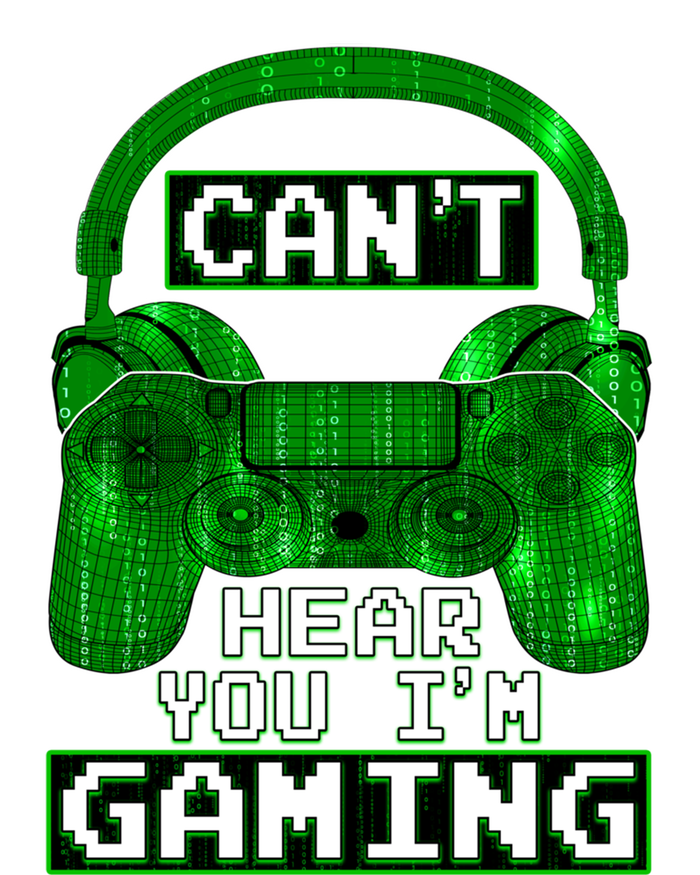 Vintage Computer Code Gamer Gift Can't Hear You I'm Gaming Gift T-Shirt