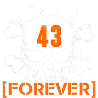 43 Forever Skull Crossbones Racing Legend Tribute T-Shirt