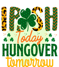 Irish Today, Hungover Tomorrow Funny St Patrick's Day Flat Bill Trucker Hat