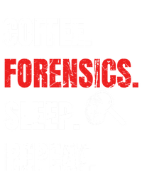 Coffee Forensics Sleep Repeat Forensic Science Funny Gift Funny Gift Poster