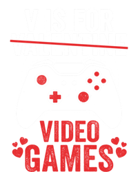 Funny Gamer V Is For Video Games Valentines Day Gift Kids Sweatshirt