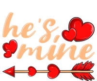 He's Mine Couple Valentine's Day Great Gift Tall Hoodie