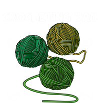 Funny Crocheting Art For Dad Crochet Handicraft Lovers Funny Gift Button