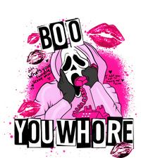 Boo You Whore Ghostface Valentine's Day Couple Lover Gift Idea Garment-Dyed Fleece Hoodie