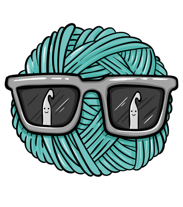 Funny Totally Hooked Crochet Lover Gift Crocheting Funny Gift Women's Racerback Tank