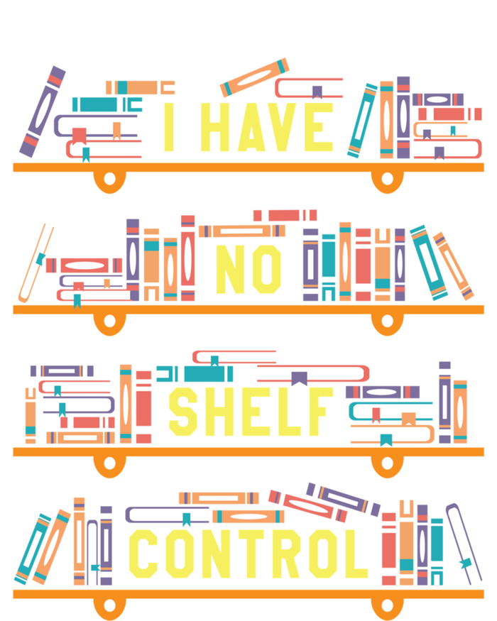 I Have No Shelf Control Funny Book Lover Pun Joke Reading Sweatshir Zip Tote Bag