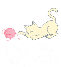 Knit One Purr Two Cat Lover Yarn Crocheting Gift Kids Hoodie