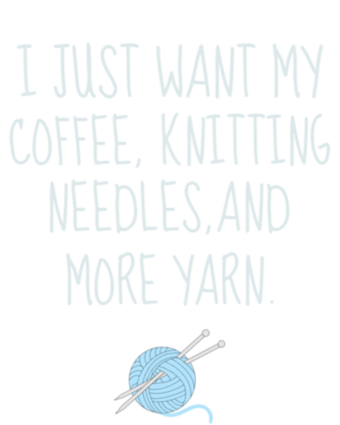 Knitting Coffee Funny Grandma Mom Crocheting Yarn Lover Gift Cute Gift Hoodie