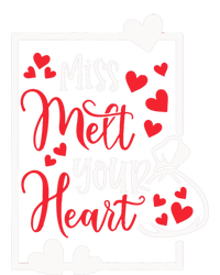 Miss Melt Your Heart Cute Valentine's Day Funny Funny Gift Kids Tie-Dye T-Shirt