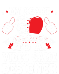 My Heart Belongs To A Video Game Designer Valentines Day Gift Sweatshirt