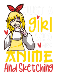 Just A Girl Who Loves Anime And Sketching Otaku Anime Merch T-Shirt