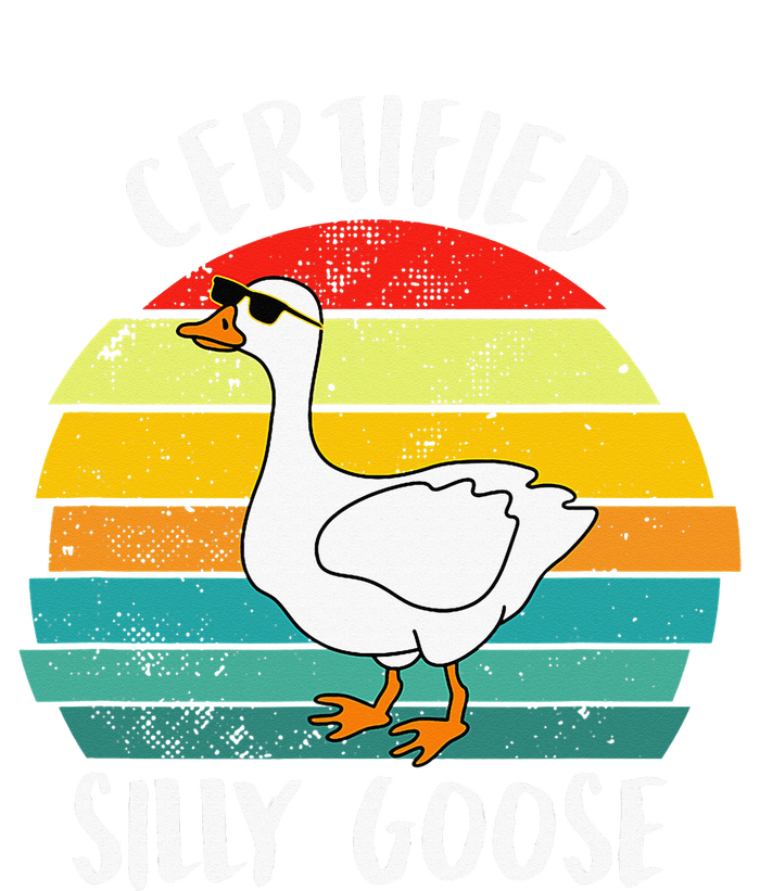 Certified Silly Goose Retro Goose Lover Farm Life Sweatshirt