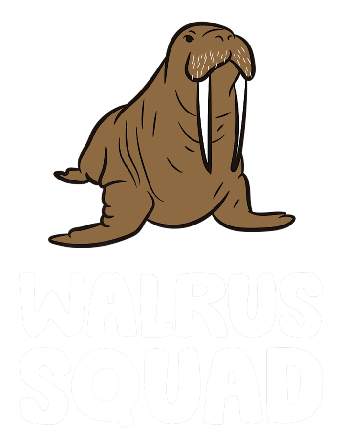 Walrus Squad Ocean Animal Funny Walrus Squad Premium Softstyle Adult Sport Polo