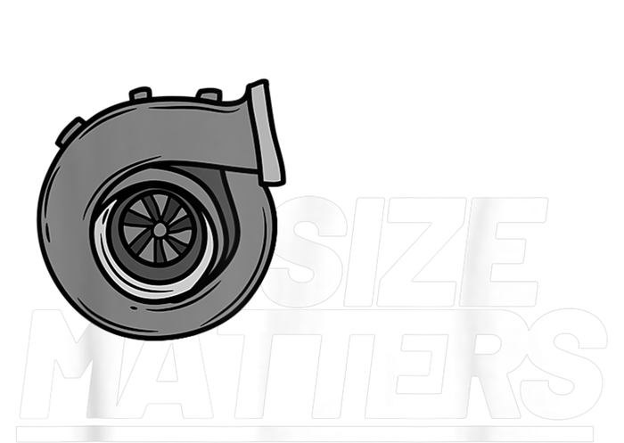 Size Matters Turbo Car Show Great Gift V-Neck T-Shirt