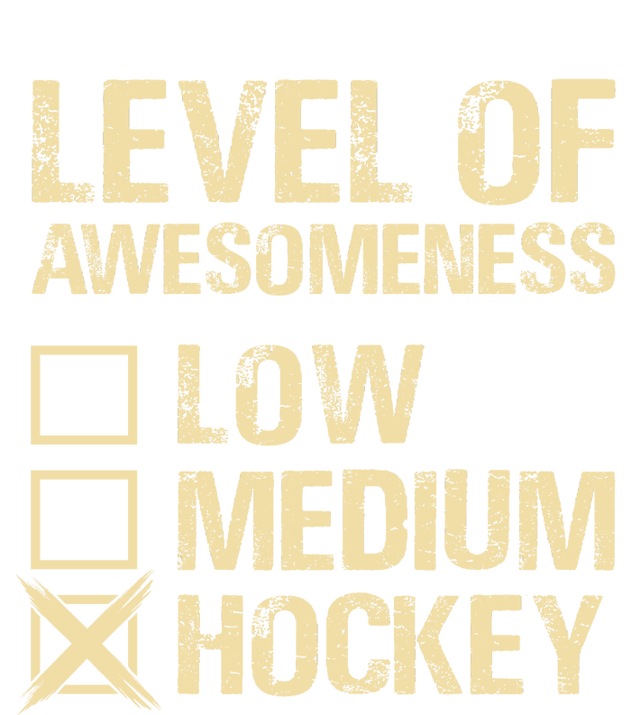 Level Of Awesomeness Low Medium Hockey Hooded Wearable Blanket