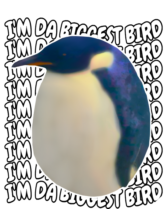 I'm Da Biggest Bird Meme For Bird Lovers Meme Enthusiasts V-Neck T-Shirt