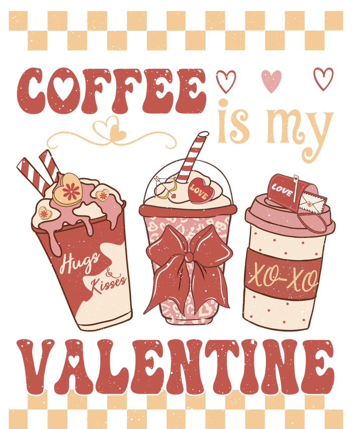 Valentine Coffee Is My Valentine Ugly Sweater Pajama Set