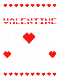 V Is For My Video Games Valentine's Day Funny Gamers Gift T-Shirt