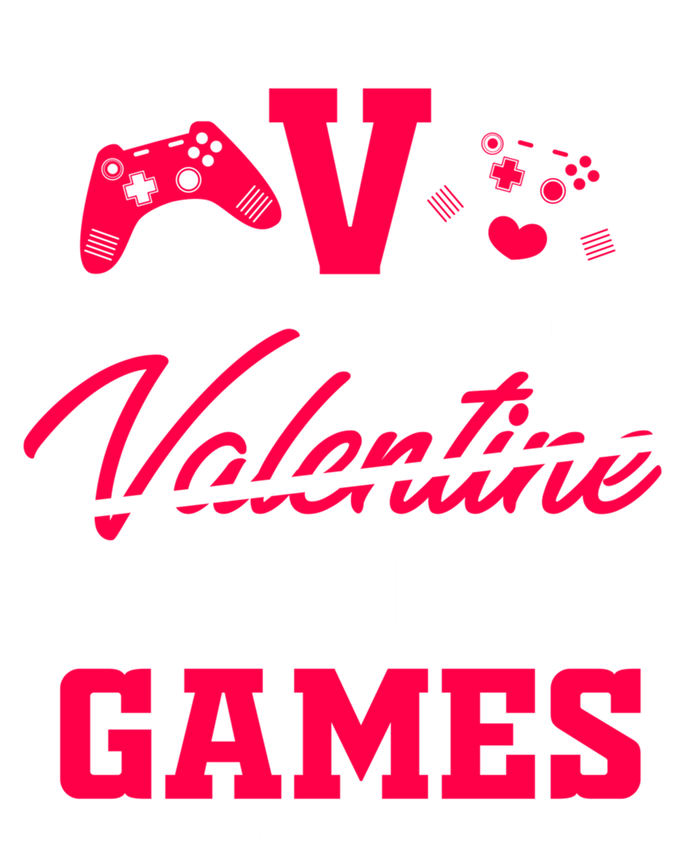 V Is For My Video Games Valentine's Day Funny Gamers Gift Funny Gift Mousepad