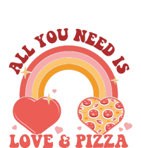 Love And Pizza Retro Valentine Gift For Valentine Day Toddler T-Shirt