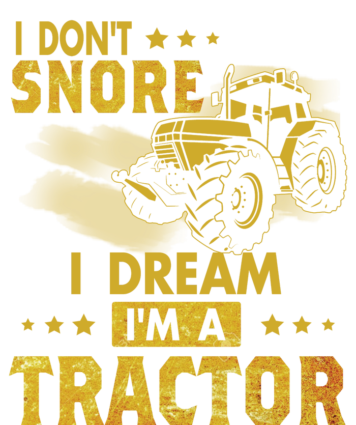 I Don't Snore I Dream I'm A Tractor Funny Gift For Dad Women's Strappy Tank