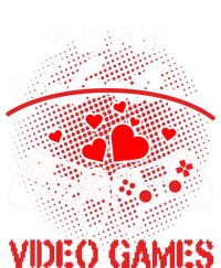 V Is For Video Games Controllers Gamer Happy Valentine's Day Gift Women's Tri-Blend 3/4-Sleeve Raglan Shirt