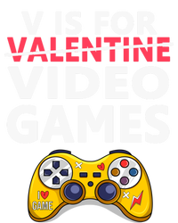 V Is For Video Games Funny Valentines Day Gamer Meaningful Gift Sustainable Beanie