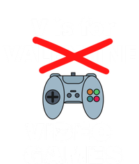 V Is For Video Games Valentines Funny Gift Funny Gift V-Neck T-Shirt