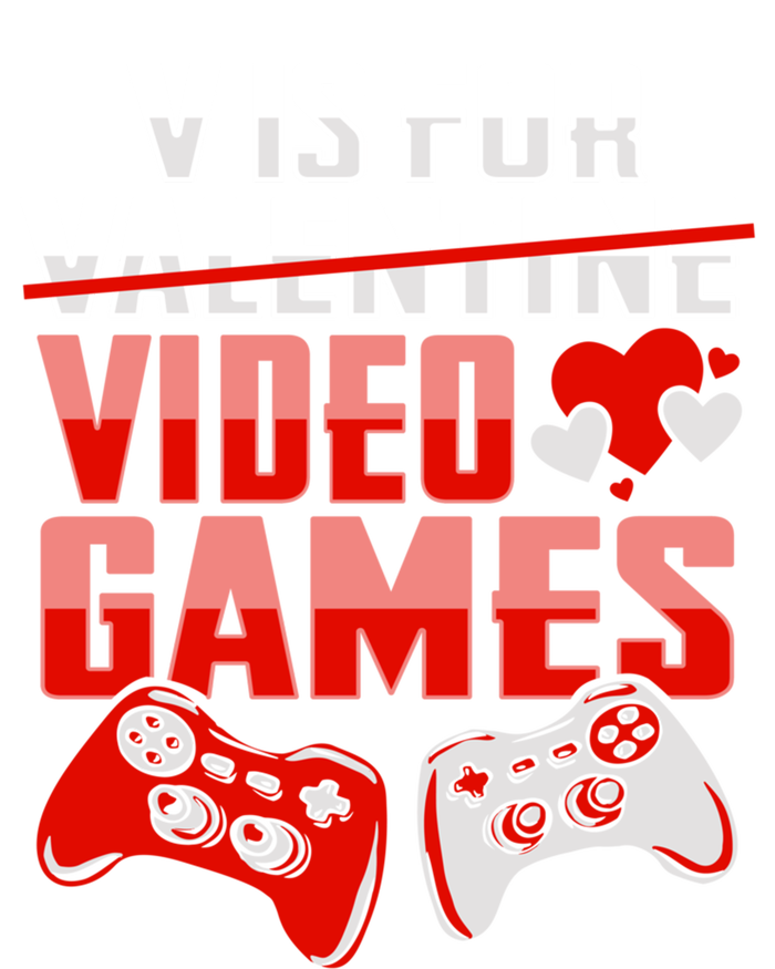 V Is For Video Games Valentines Day Design For A Gamer Gift Infant Baby Jersey Bodysuit