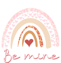 Be Mine Rainbow Valentines Day And Leopard Print Gift T-Shirt