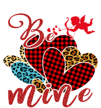 Be Mine Valentines Hearts Leopard Red Buffalo Plaid Meaningful Gift Valucap Bio-Washed Visor