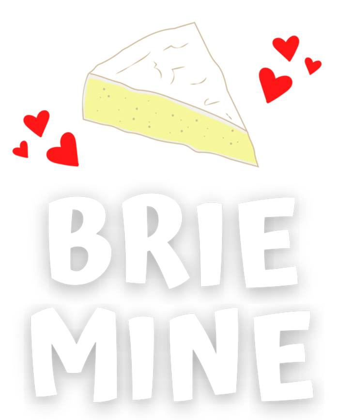 Brie Mine Cheese Funny Valentines Day Gift Button