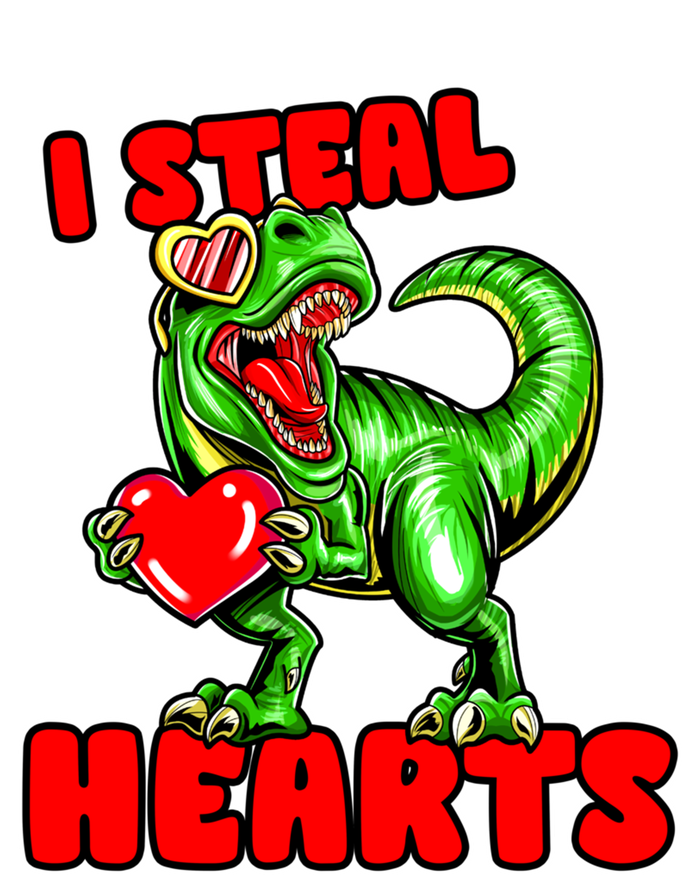 I Steal Hearts Dinosaur Valentines Day Meaningful Gift T-Shirt