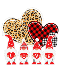 Happy Valentines Day Cute Gnomes Leopard Plaid Hearts Love Magnet