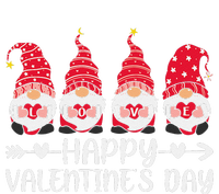 Happy Valentines Day Four Gnomes Holding Heart Love T-Shirt