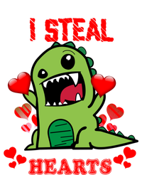 I Steal Hearts Cute Funny Valentine's Dinosaur T Rex Lover Gift T-Shirt