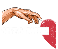 She's Mine Valentine's Day For Couples Heart Gift Coaster