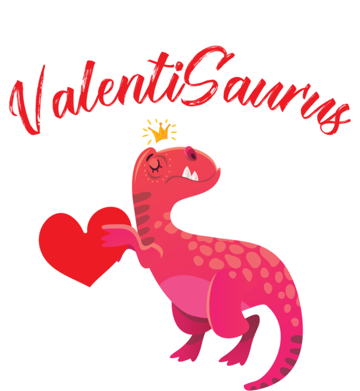 Valentisaurus Funny Tgiftrex Dinosaur Valentine's Day Gift Striped Beanie with Solid Band